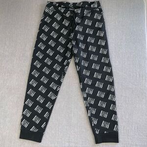 Billie Beino All Over Sweatpants Black & White New Condition Sweatpants Men’s XL